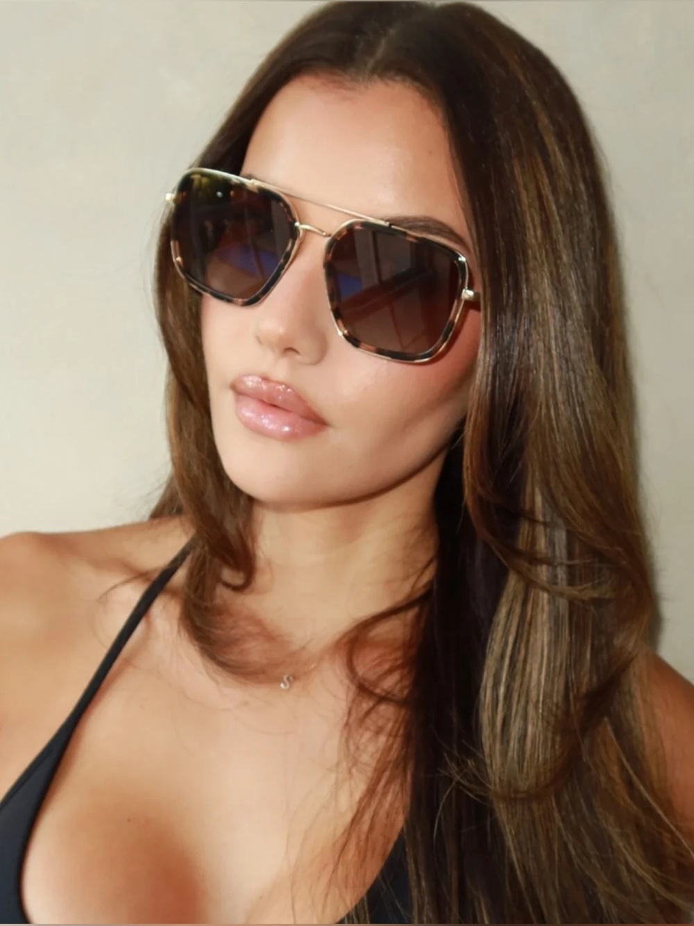 DIFF Charitable Eyewear / Jordan Sunglasses: Espresso Tortoise Brown NIB